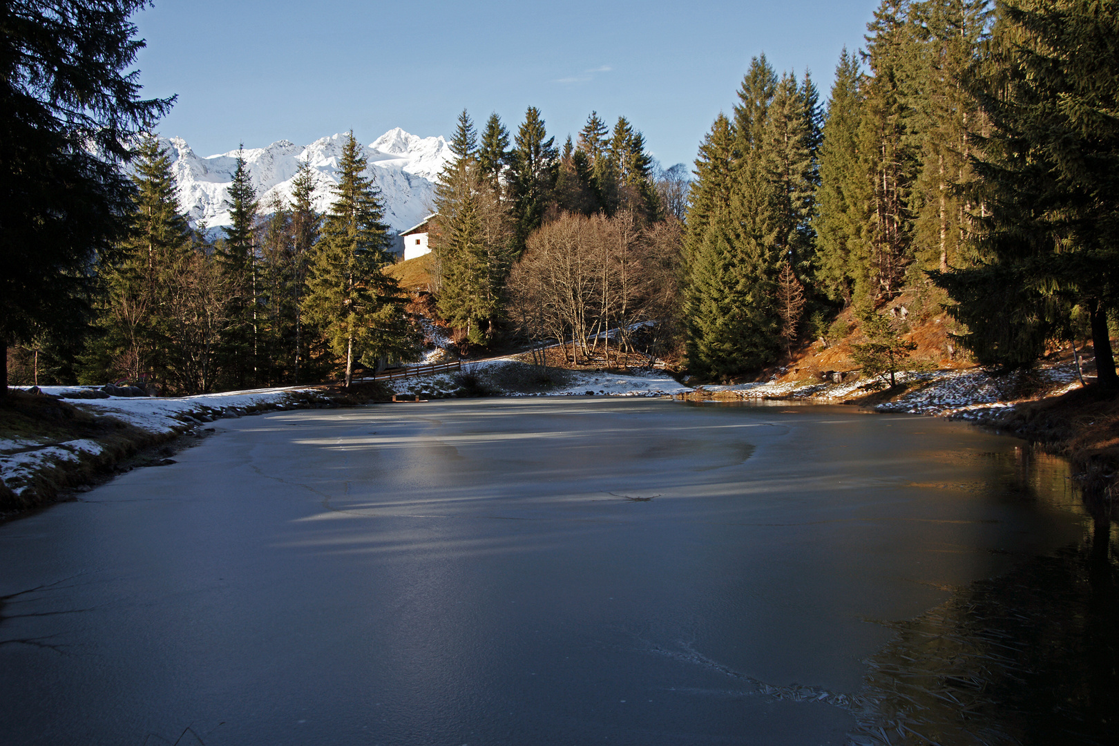 der Eggweiher auf ca 1200m!