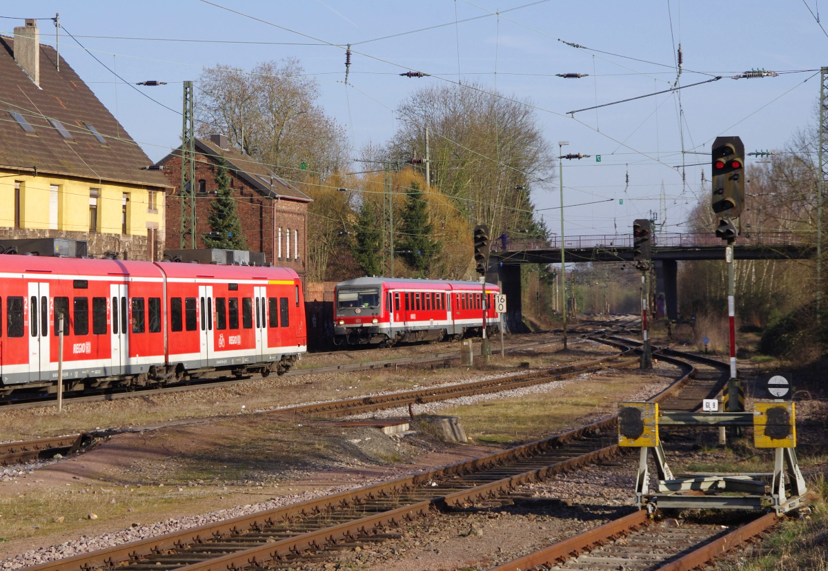 Der ehemalige Bahnknoten Bous