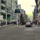 Der ehemalige Checkpoint Charlie in Berlin