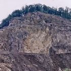 Der ehemalige Steinbruch Setz im Jahr 1988 - Panorama