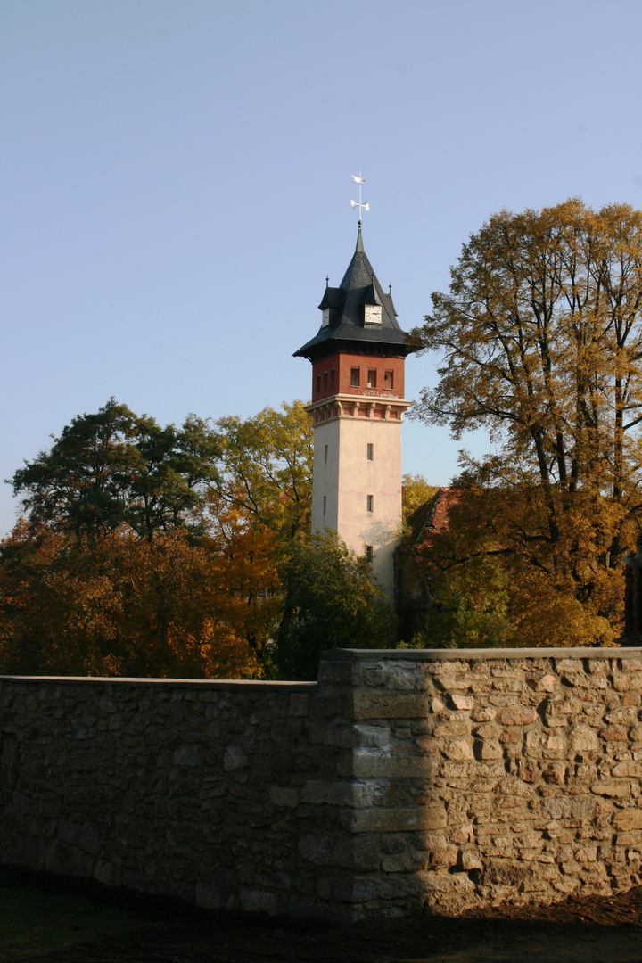 Der ehemalige Wasserturm in Drehsa ist heute Aussichtsturm Foto & Bild