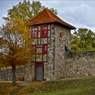 der ehemalige Wehrturm in der Stadtmauer