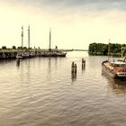 Der ehemaligen Seehafen von Zoutkamp (Groningen (NL)