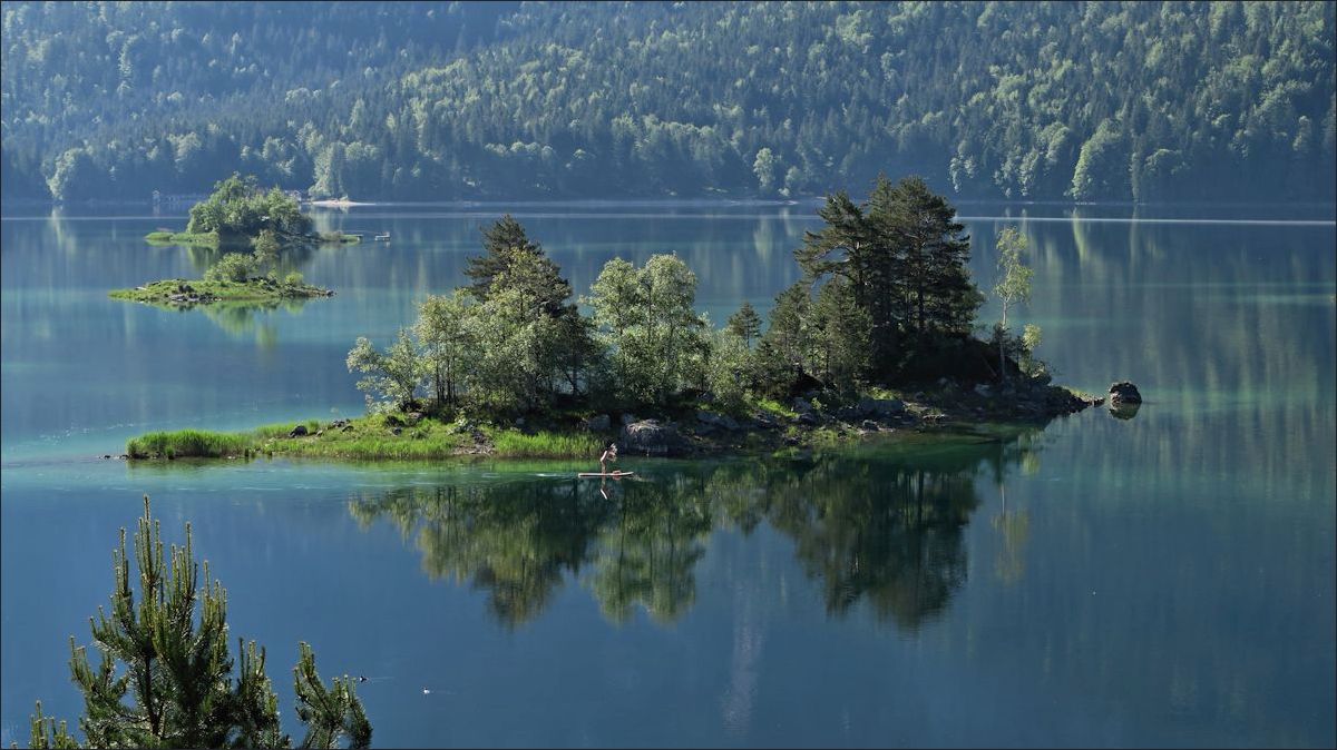 Der Eibsee am Wankle