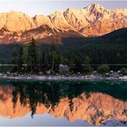 der Eibsee ein Spiegelbild