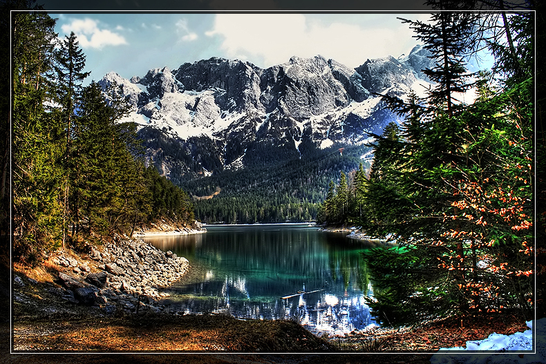 Der Eibsee von K. Ramsauer 