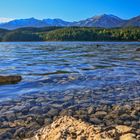 Der Eibsee im Abendlicht