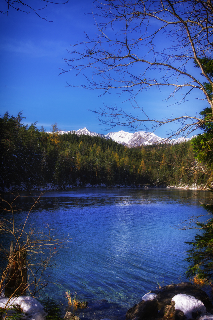 ....der Eibsee im Winter...