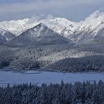 Der Eibsee im Winterkleid....