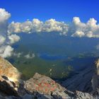 Der Eibsee von der Zugspitze aus...