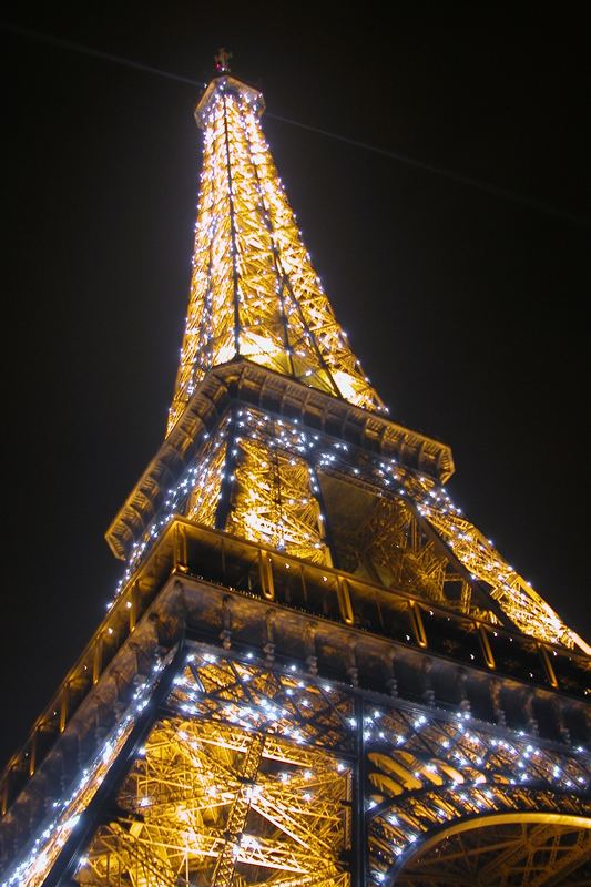 Der Eifelturm Foto & Bild architektur, architektur bei nacht, motive Bilder auf