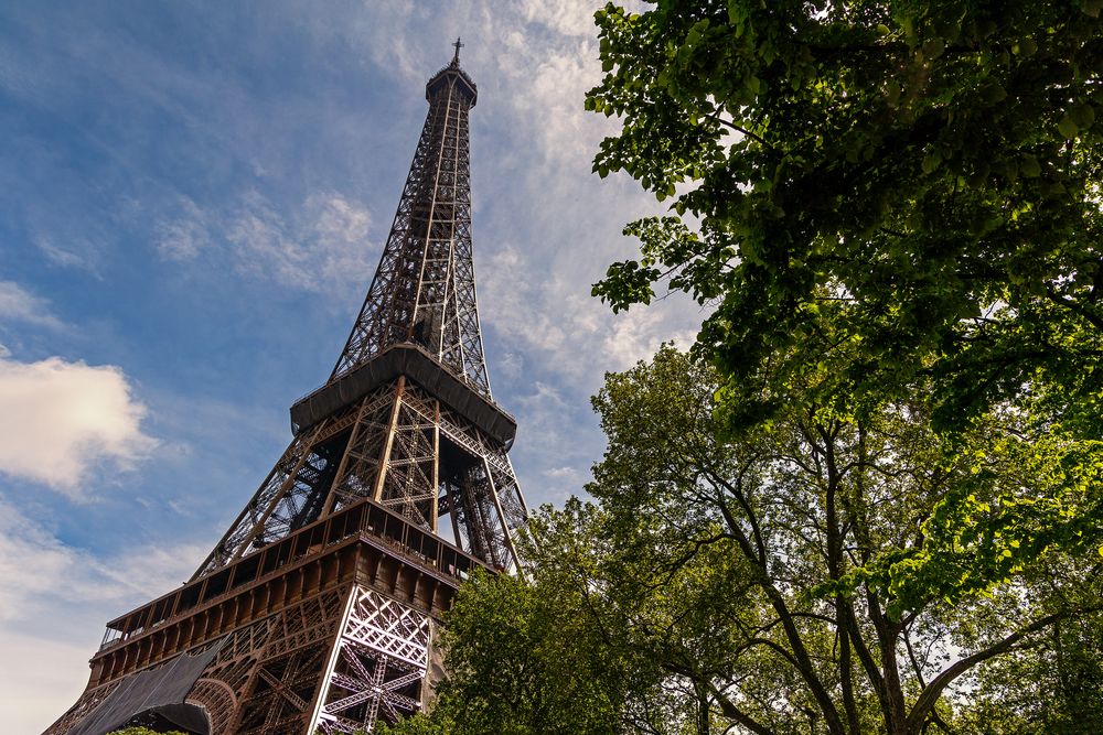 Der Eifelturm vom Place du Trocadéro aus aufgenommen, Paris