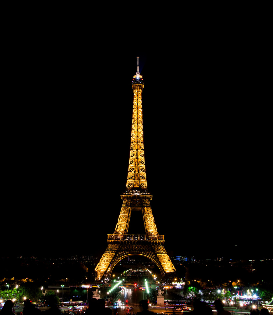 Der Eiffel Turm bei Nacht