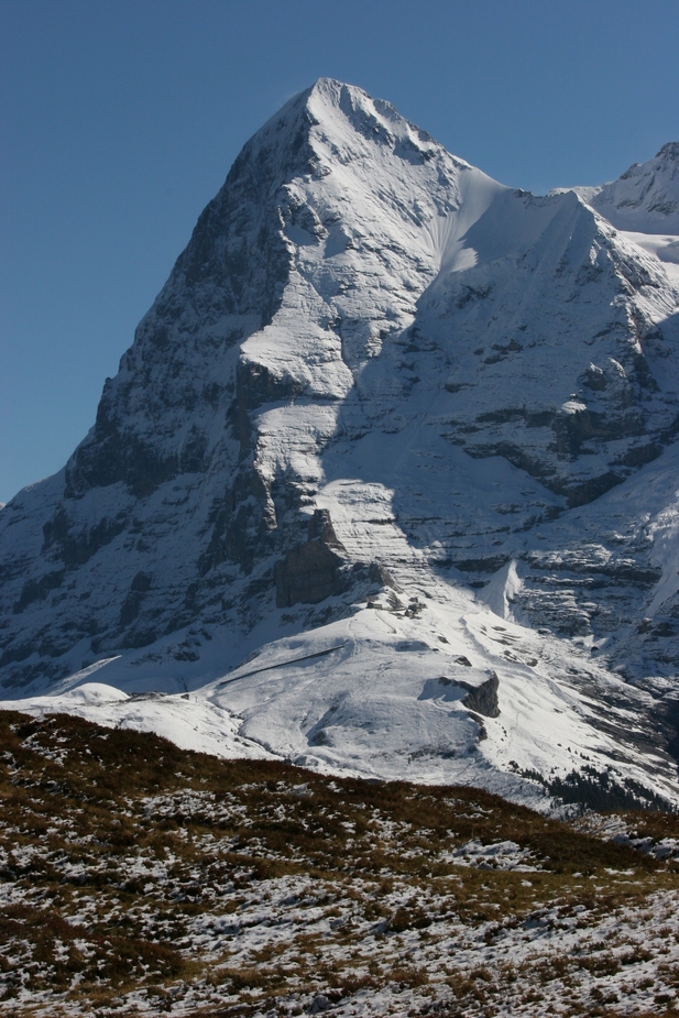 Der Eiger im Oktober des Jahres 2007