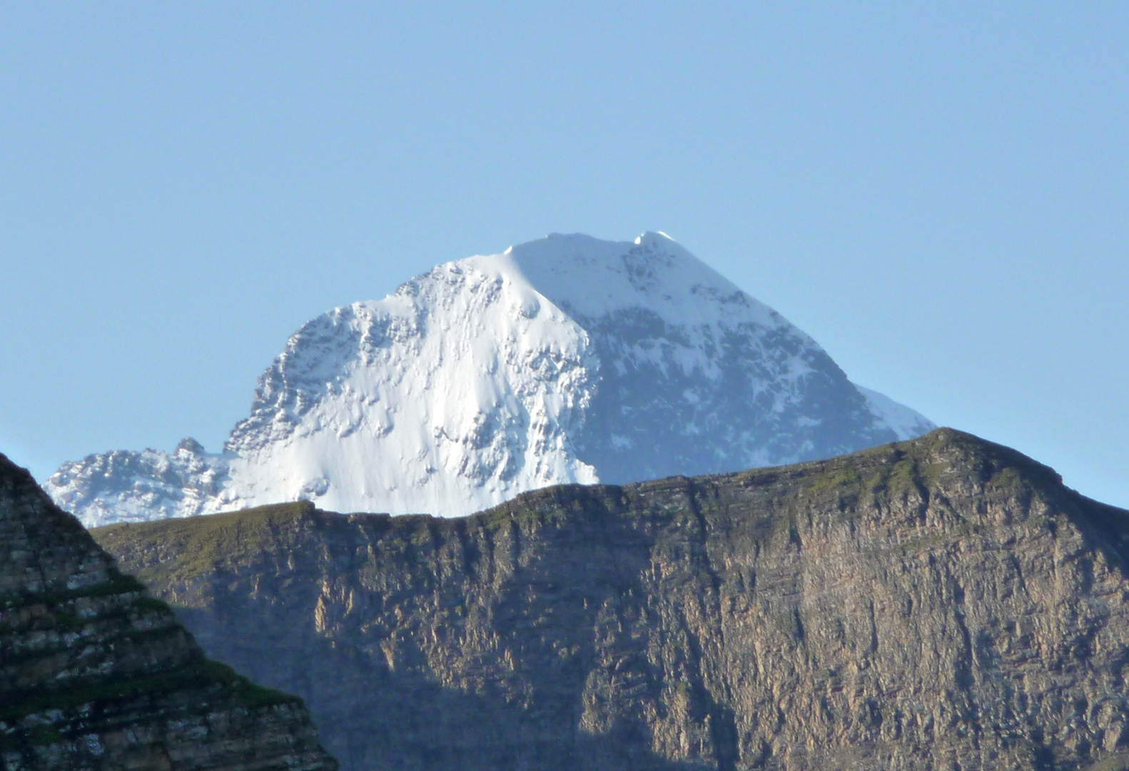 Der Eiger von der Axalp aus gesehen