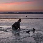 Der Einbrecher ist ein Eisbrecher :-)