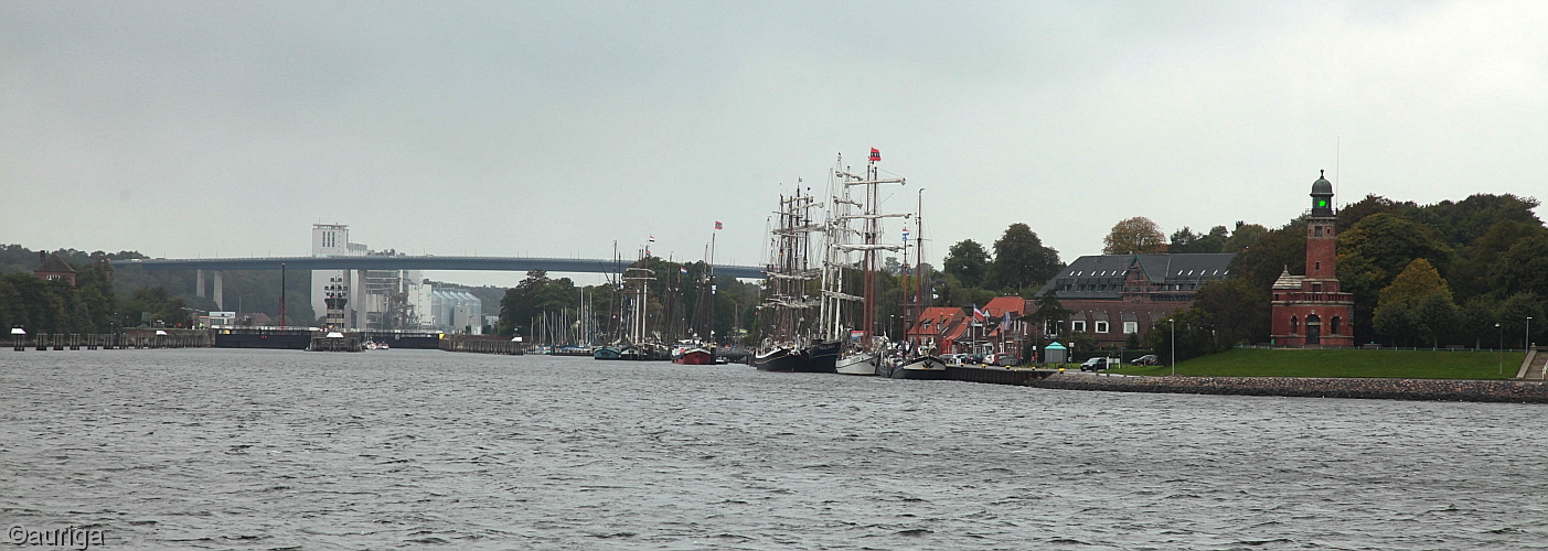 Der Eingang des Nord-Ostsee-Kanals