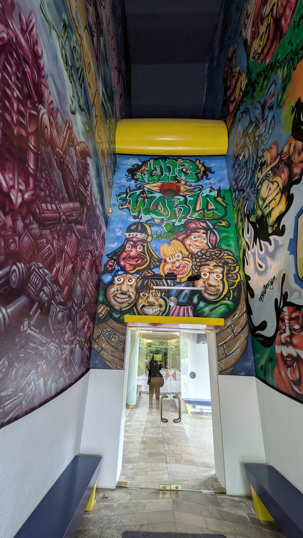 Der Eingang zum Hotel in Passau