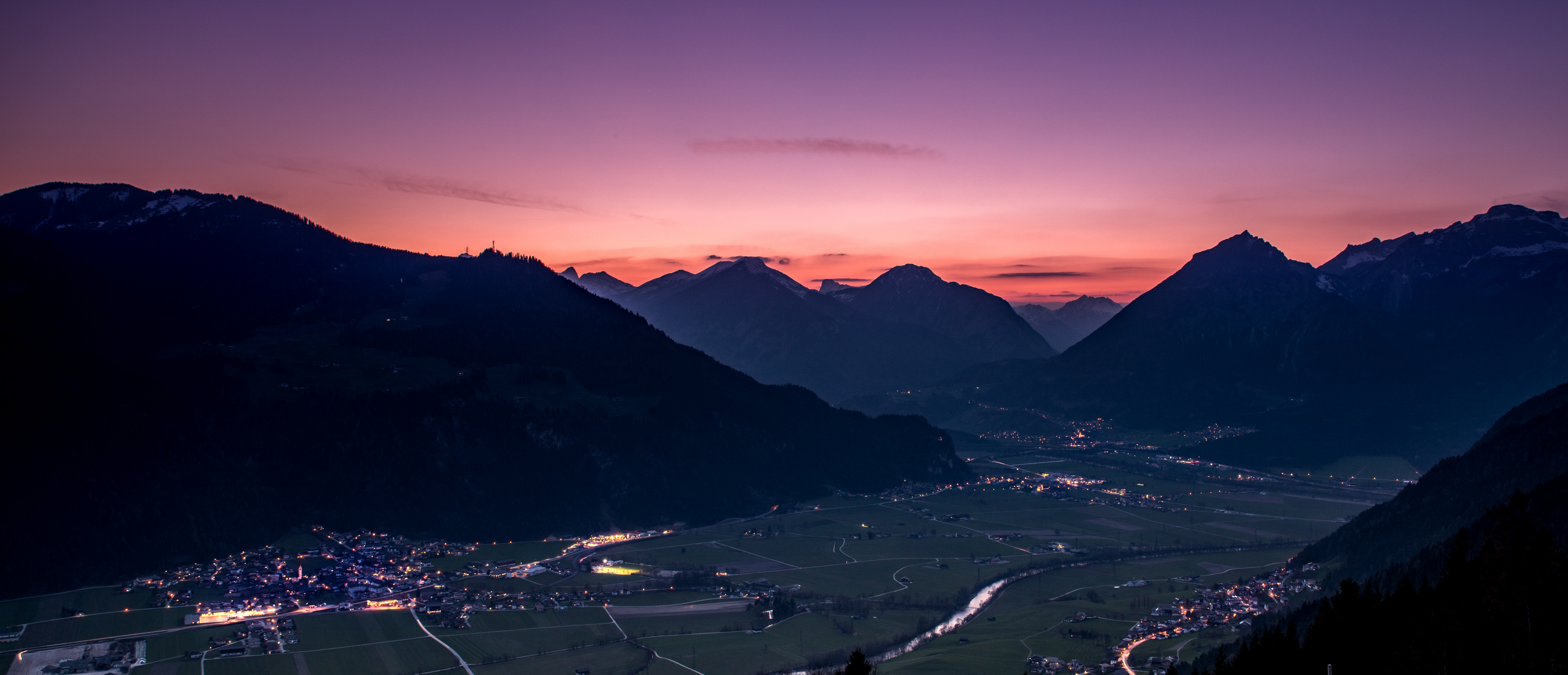 Der Eingang zum Zillertal