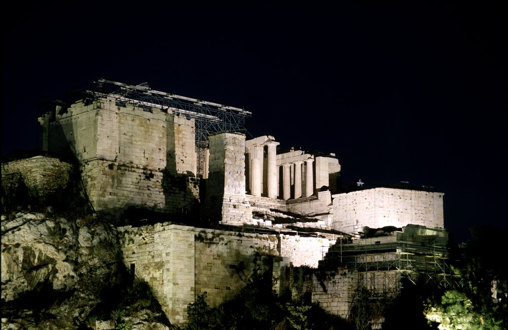 Der Eingang zur Akropolis in Athen