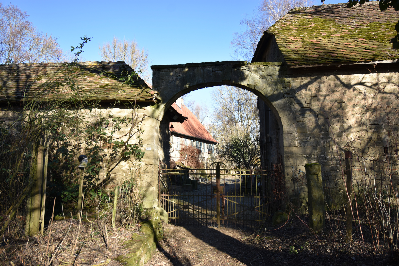 Der Eingang zur Raußmühle