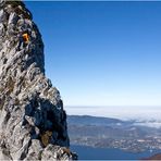 Der einsame Ostgrat auf den Traunstein (1691m)