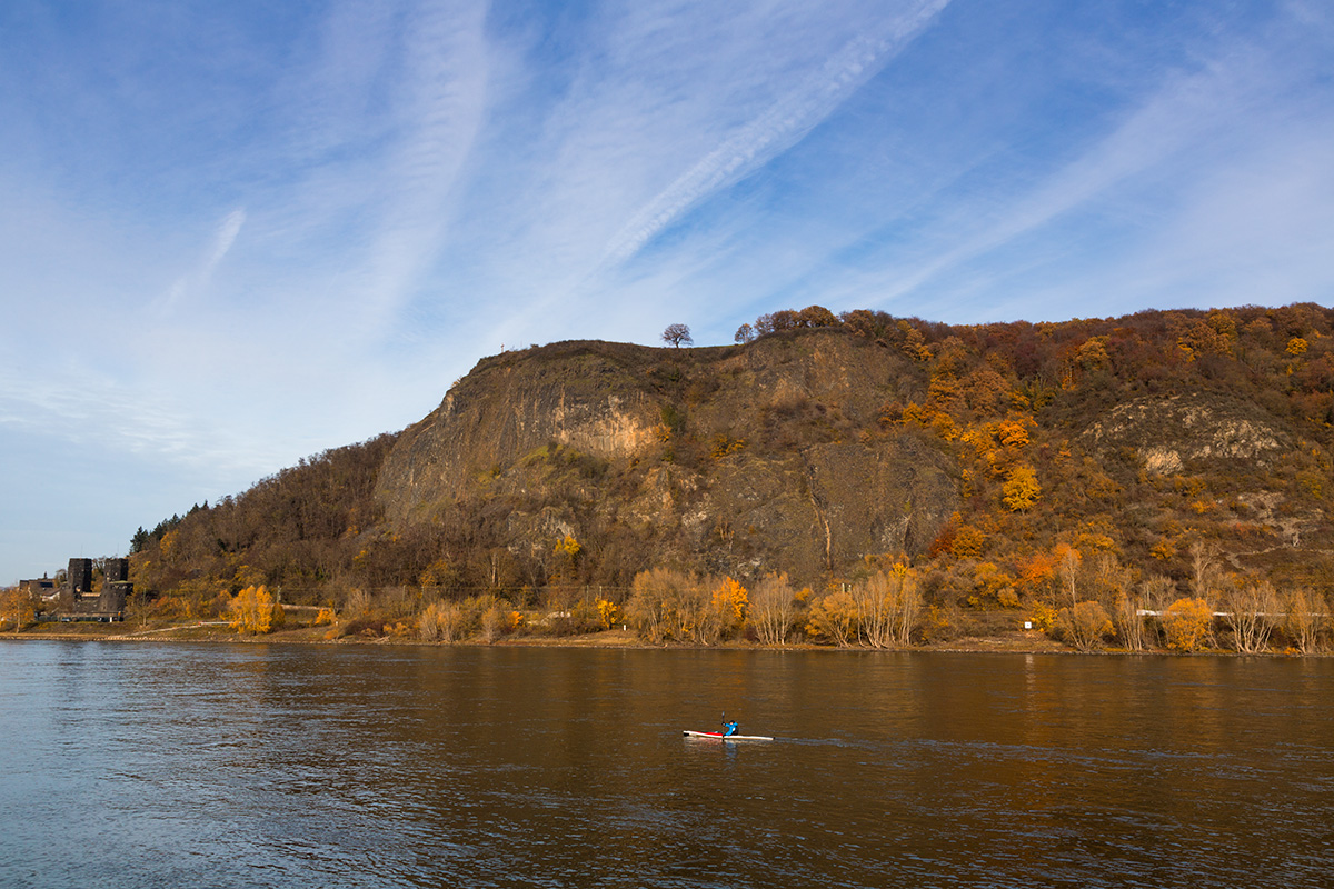 ... der einsame Paddler …