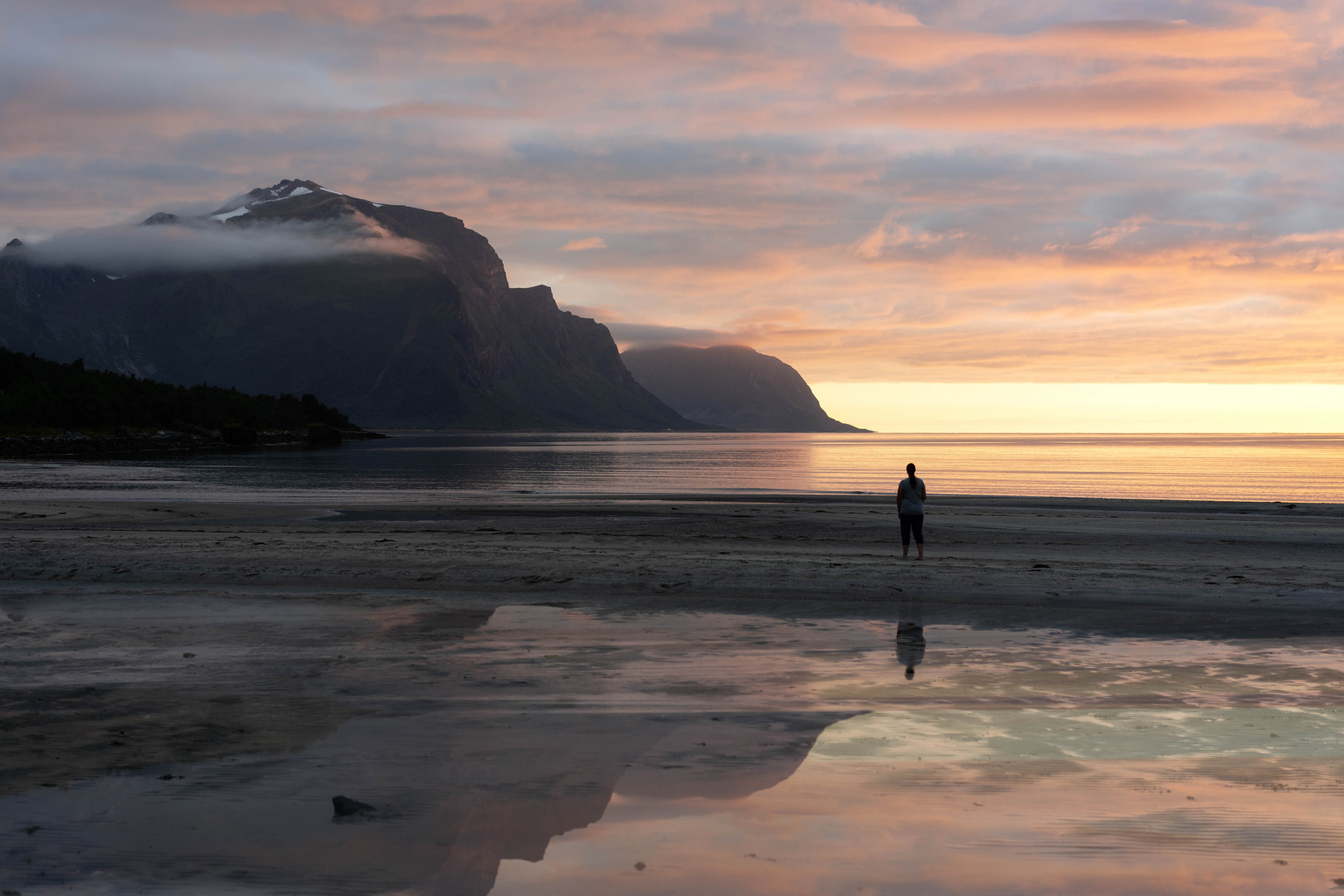 Der einsame Strand 