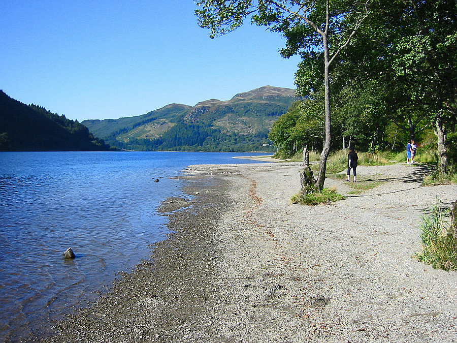 Der Einstieg - Loch Lubnaig