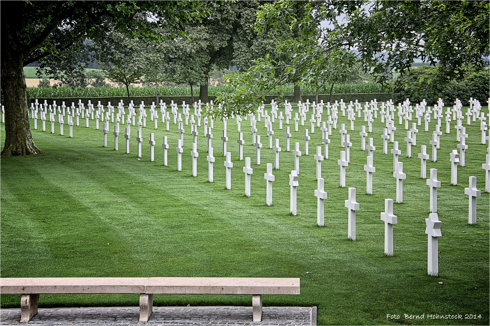 der einzige amerikanische Soldatenfriedhof im Königreich der Niederlande