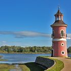 Der einzige deutsche Leuchtturm im Binnenland bei Moritzburg weil...