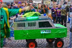 Der einzige witzige "Wagen" im Zug von Heidelberg