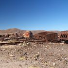 Der Eisenbahnfriedhof von Uyuni