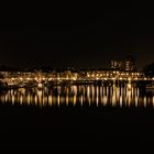 Der Eiserne Steg bei Nacht