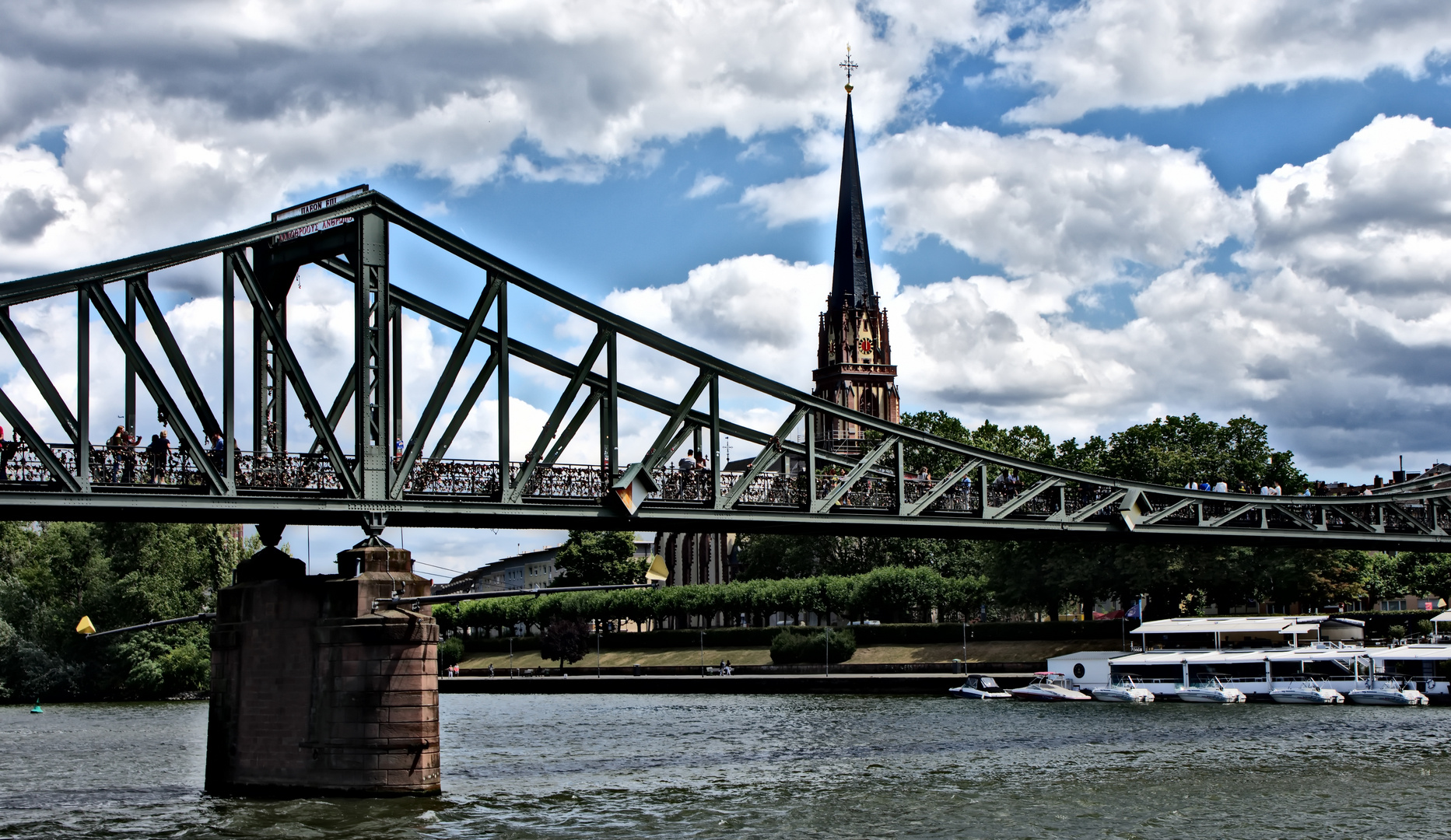 Der eiserne Steg ( Frankfurt )