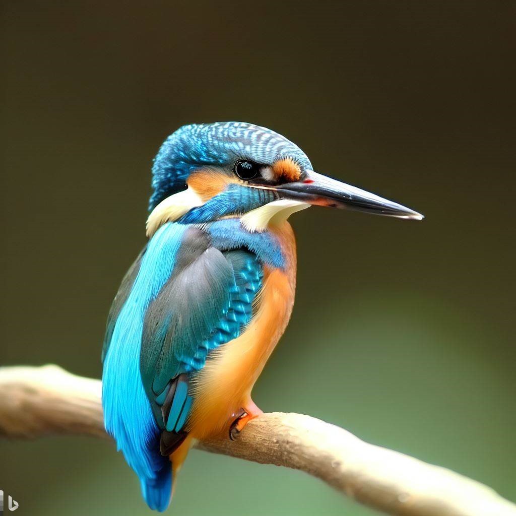 Der Eisvogel zum blauen Montag