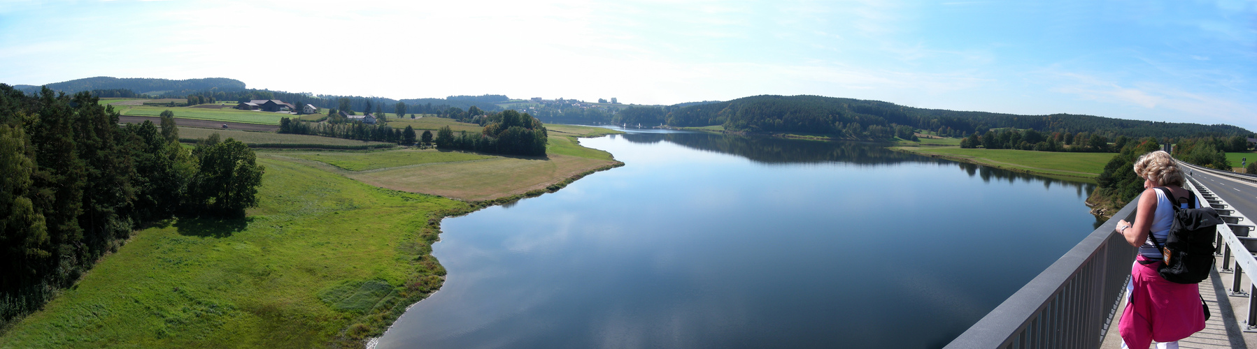 Der Eixendorfer See bei Hillstedt (bayr. Wald)