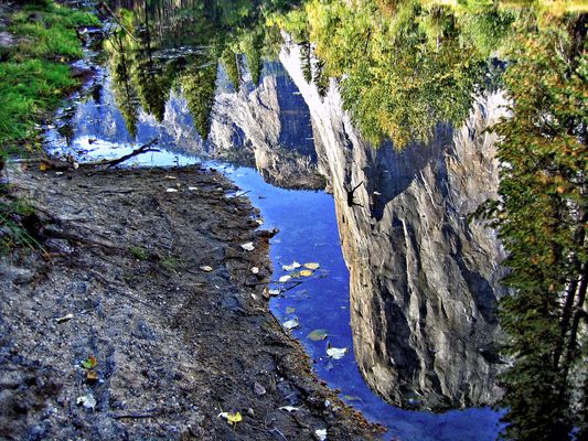 DER EL CAPITAIN IM MERCED RIVER.....