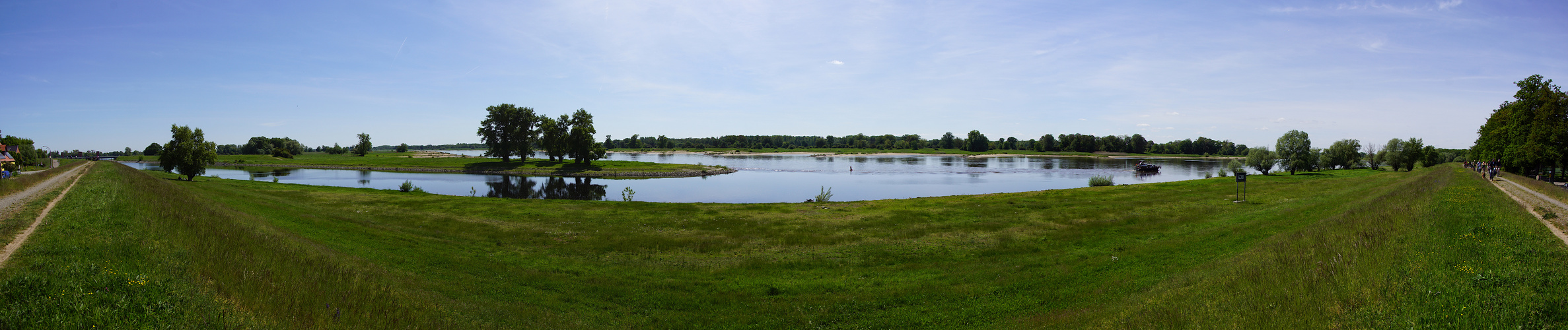 Der Elbdeich bei Gnevsdorf