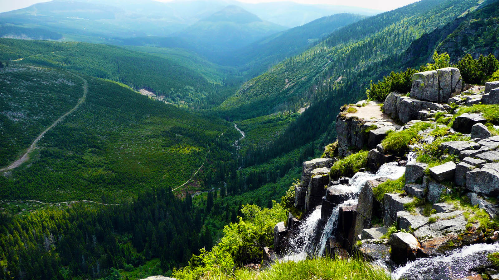 Der Elbfall im Riesengebirge