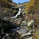 Der Elbfall im Riesengebirge, etwa einen Kilometer von der Elbquelle entfernt