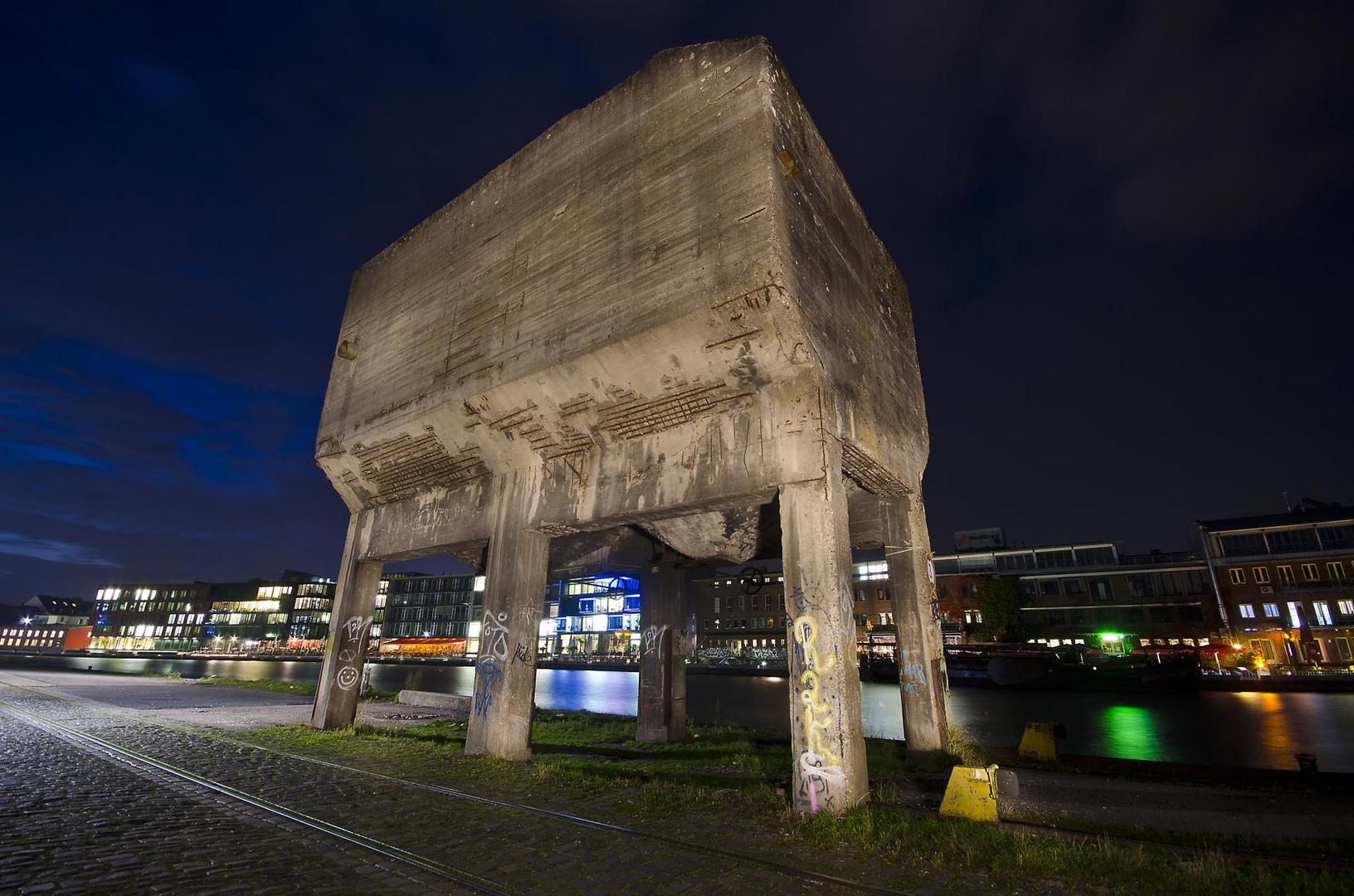 Der Elefant am Münster-Hafen