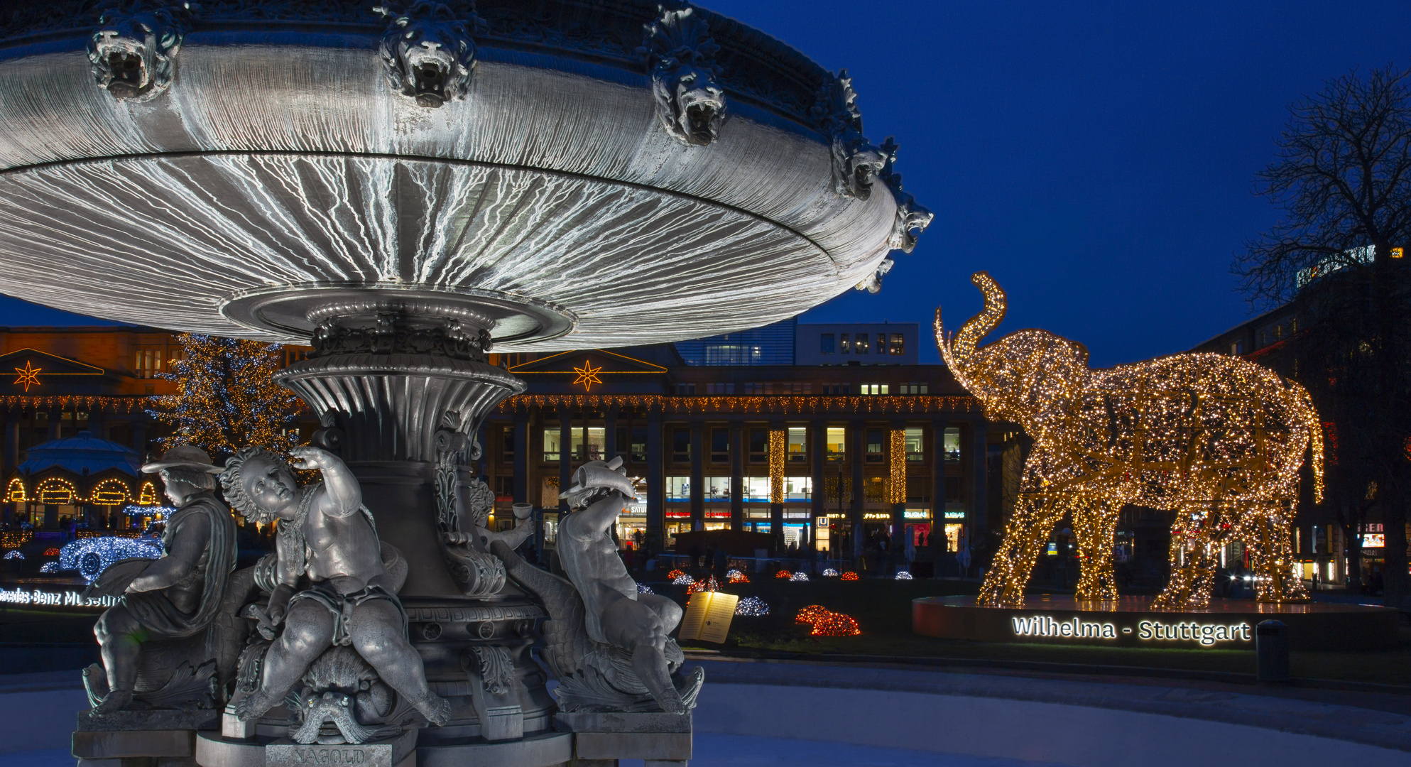 Der Elefant auf dem Schlossplatz