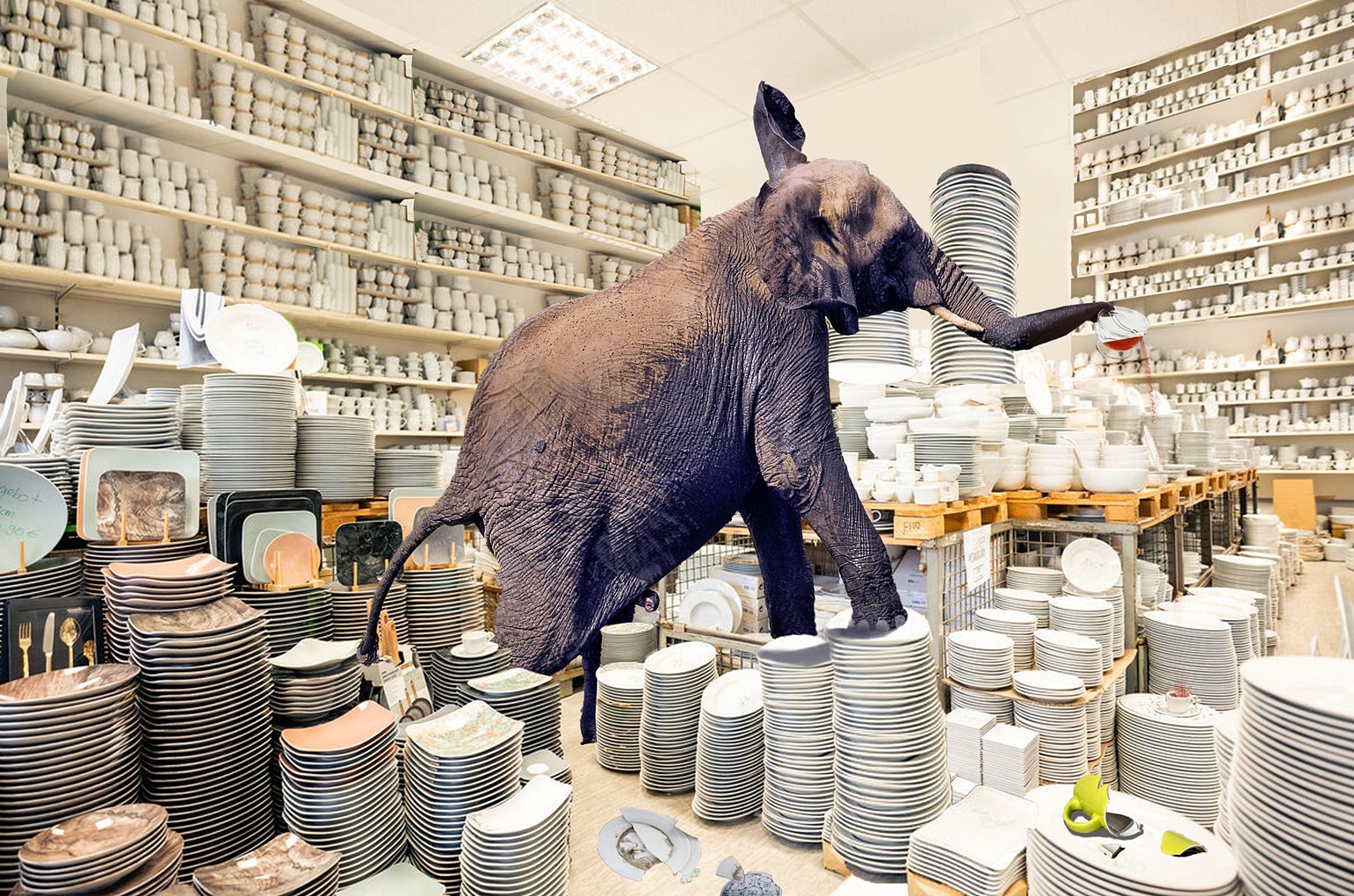 Der Elefant im Porzellanladen