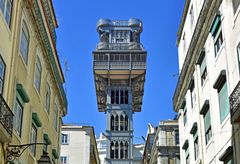 Der Elevador de Santa Justa in Lissabon