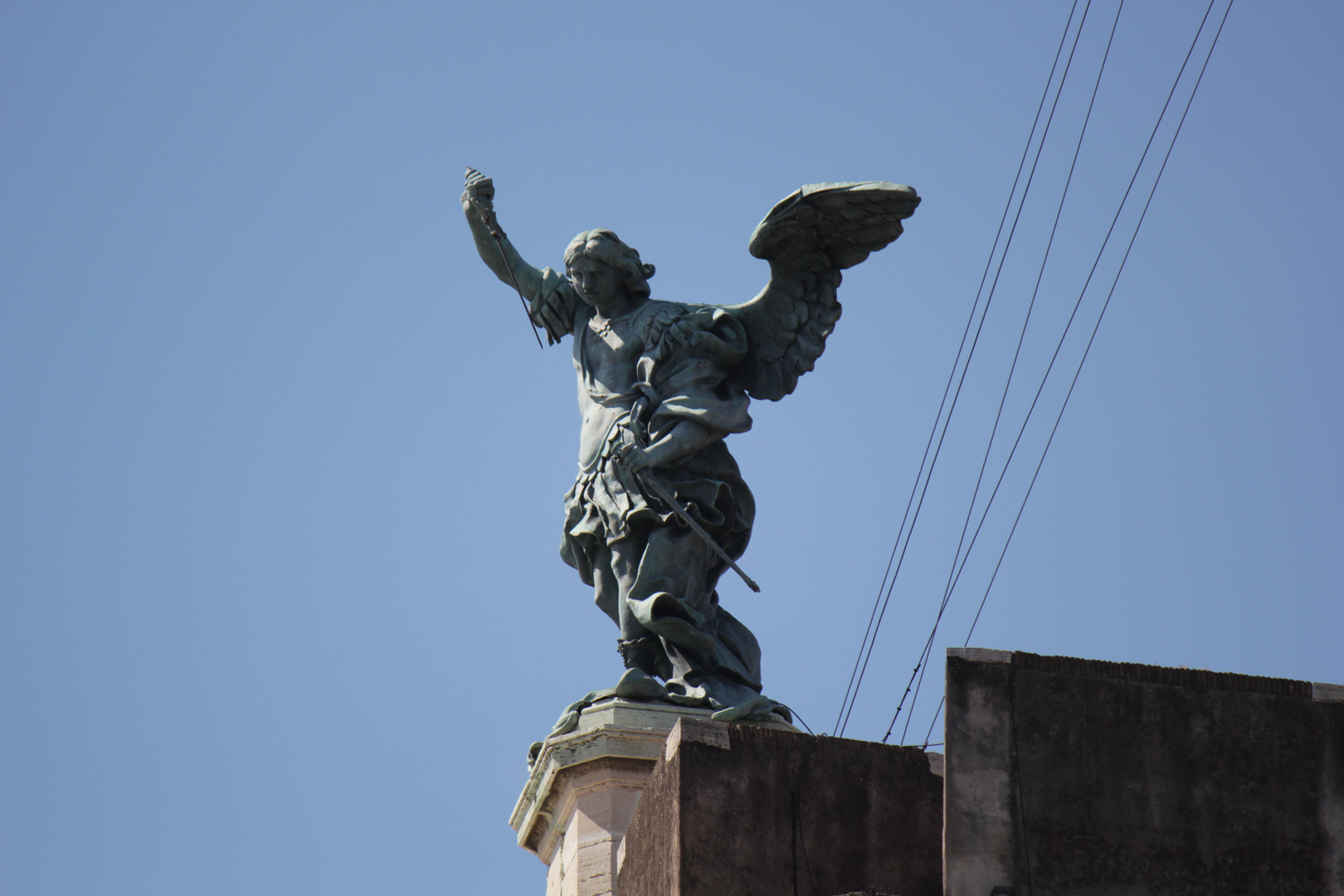 Der Engel auf der Engelsburg in Rom