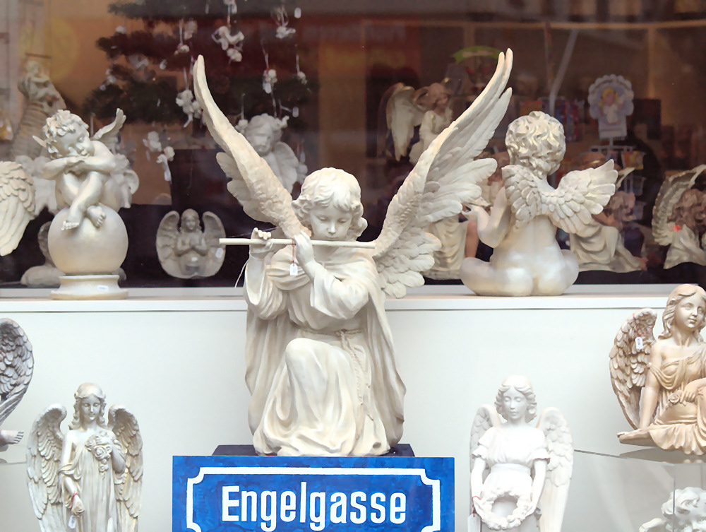 Der Engel im Schaufenster