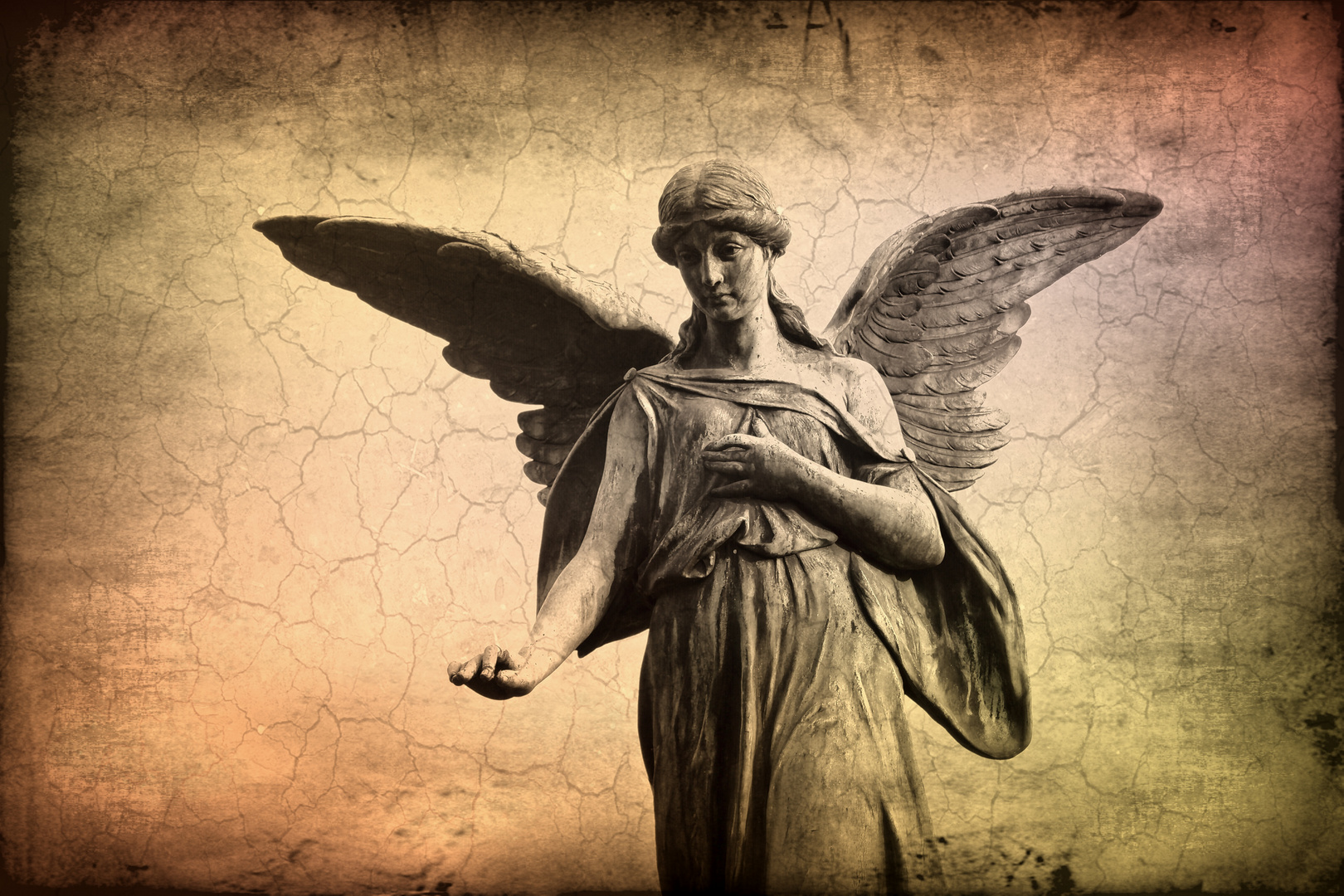 Der Engel Nach Dem Ihr Ausschaut Er Ist Schon Unterwegs Foto Bild Trauer Friedhof Engel Bilder Auf Fotocommunity