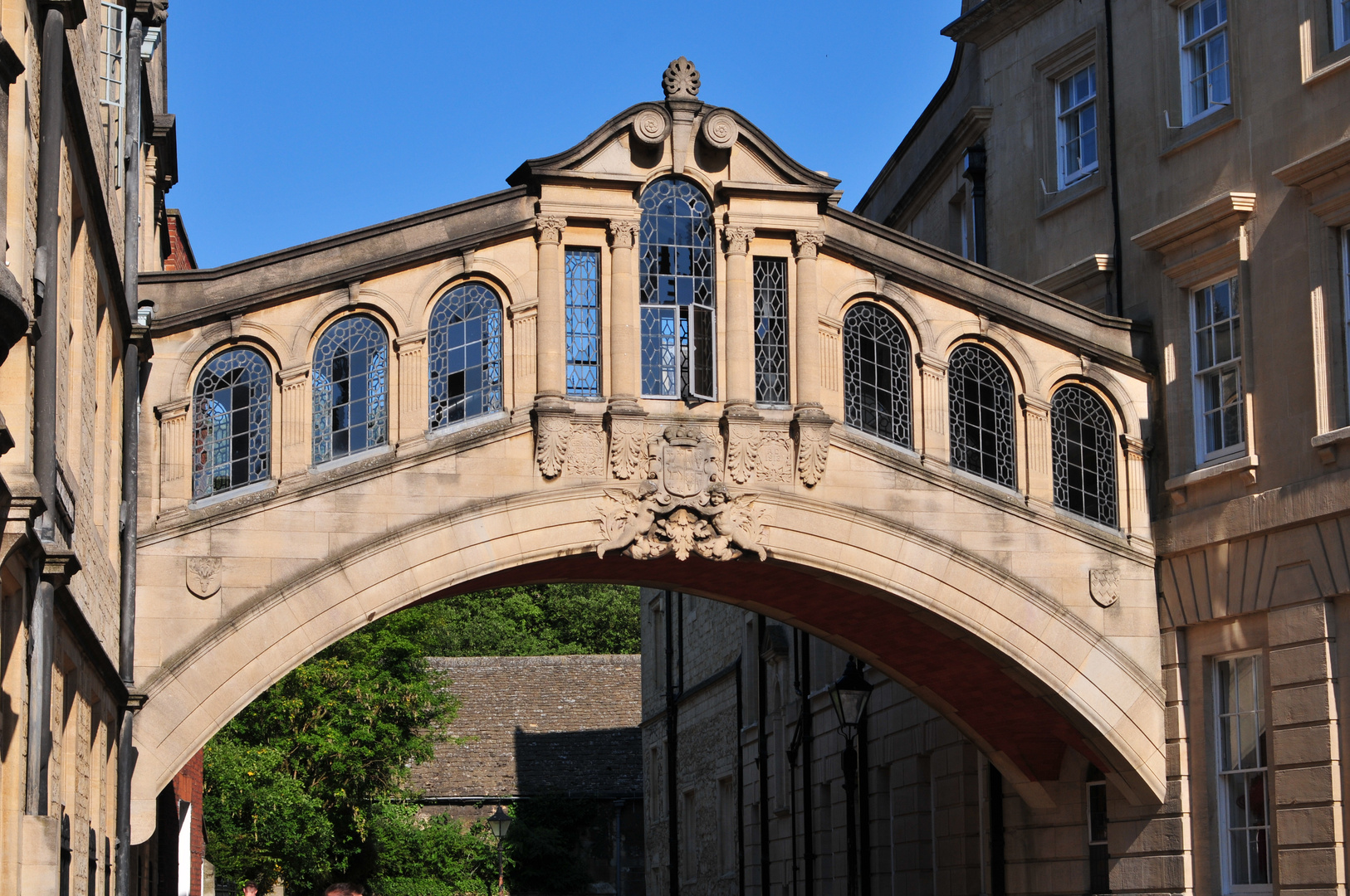 Der englische Ponte dei Sospiri - die Seufzerbrücke Oxfords