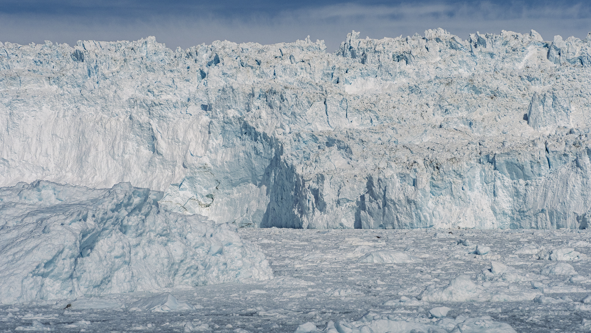 Der Eqip Sermia Gletscher in Grönland